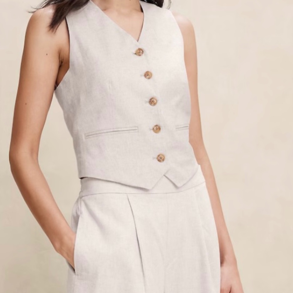 Linen Vest